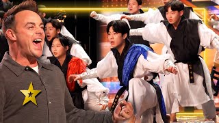 UNBELIEVABLE Martial Arts Audition Wins The Golden Buzzer on Britains Got Talent [upl. by Hannaoj293]