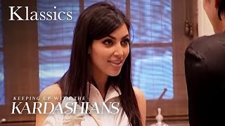 Kim Kardashians VERY FIRST Scene on quotKUWTKquot  KUWTK Klassics  E [upl. by Ellennej31]