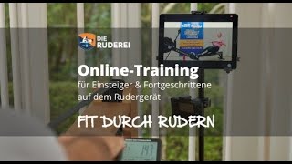 FIT DURCH RUDERN  OnlineTraining auf dem Rudergerät [upl. by Borchert]