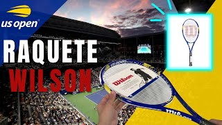 RAQUETE DE TÊNIS US OPEN WILSON  REVIEW [upl. by Wehtam37]