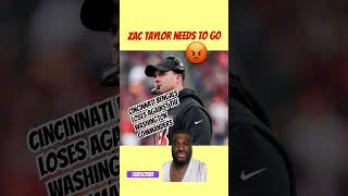 Cincinnati Bengals Coach Zac Taylor needs to go shortvideo cincinnatibengals zachtaylor [upl. by Haggar]