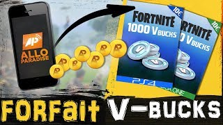 TUTO  COMMENT AVOIR DES VBUCKS AVEC VOTRE FORFAIT [upl. by Gristede284]