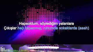 Barış akarsu Gözlerin karaoke playback lyrics rock barışakarsu [upl. by Adlemy808]