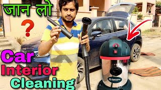 How To Clean Car Interior With Goacheng Vacuum Cleaner  Nitto Rai [upl. by Johnathan]