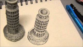 geometric pattern drawing easy  Anamorphic Illusion  Optical Illusion Tutorial Step by Step [upl. by Anthiathia446]