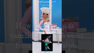 How to dress up as vanellope von schweetz in dress to impress roblox dresstoimpress fyp viral [upl. by Arhna846]