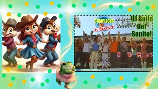 EL BAILE DEL SAPITO  Complices al Rescate Versión Alvin y Las Ardilllas [upl. by Treblig]