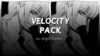 Popular Velocity Pack on Alight Motion  make a velocity edit with me  Link  XML File  Moonie [upl. by Hansiain]