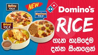 Dominos  Rice Review  Sinhala Review 🇱🇰 [upl. by Honeyman268]