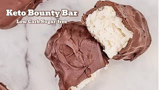 Keto Bounty Bars  The Best Keto Chocolate Bars [upl. by Arron]