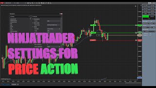 Price Action Trading For Beginners NinjaTrader Settings for Price Action [upl. by Amoreta]