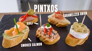 5 SPANISH Pinchos Recipes Like a Pro Chef [upl. by Chaker146]