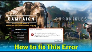 FAR CRY 4  How to fix Uplayr1loader64dllwas not found [upl. by Lounge]