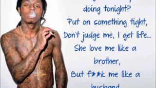 Nicki Minaj High School feat Lil Wayne Clean Lyric Video [upl. by Netta]