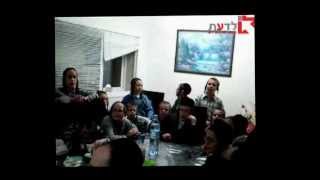 Footage Choir Rehearsal on Belzer Rebbe Grandsons Composed Song For his Bar Mitzvah [upl. by Blanchard336]