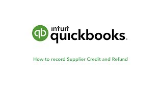 How to Record Supplier Credit amp Refund in QuickBooks Online  South Africa [upl. by So]