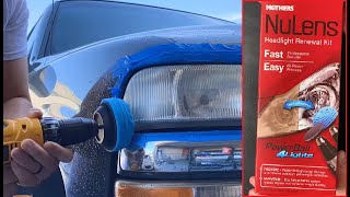 Car and Truck Headlight Restoration  Mothers 07251 NuLens Renewal Kit  Unboxing and Review [upl. by Stanislas]