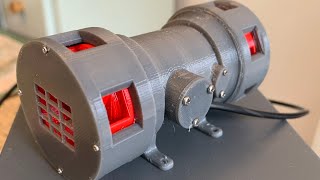 Tiny GP3 air raid siren 3D printed model [upl. by Eigna423]