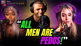 HEATED DEBATE 19YearOld Feminist Triggers Myrons GODMODE by Calling All Men Predators [upl. by Aridan254]