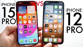 iPhone 15 Pro Vs iPhone 12 Pro Comparison Review [upl. by Aratnahs833]