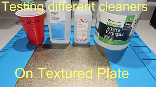 Testing different cleaners on Textured plate of 3D printer [upl. by Edyak204]