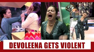 Bigg Boss 14 Day 102 Devoleena Bhattacharjees anger crosses its limits breaks bowls and cups [upl. by Auerbach]