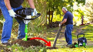 5 Best Gas Powered Post Hole Diggers 2023  The Only 5 You Should Consider Today [upl. by Leugimsiul]