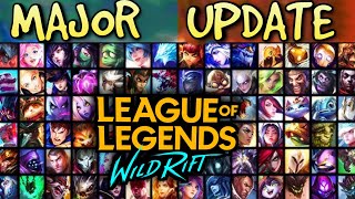 Wild Rift DEĞİŞİYOR BÜYÜK GÜNCELLEME KAPIDA  PATCH 60 MAJOR UPDATE IS COMING [upl. by Wesla996]