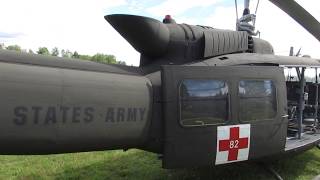 360° walkaround close up Bell UH 1 Medicopter quotFahrendes Militärmuseumquot [upl. by Dionne665]