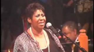 ARETHA FRANKLIN SINGSPT IV ALBERTINA WALKERS FUNERAL [upl. by Lonyer]