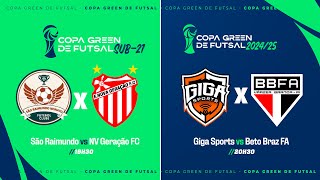 III COPA GREEN  JOGOS DO DIA 1411 [upl. by Odnamra]