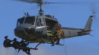 RNZAF Iroquois Ground Support Demo [upl. by Nagud]