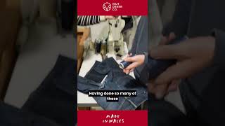 How does Hiut Denim repair their jeans [upl. by Ahseya]