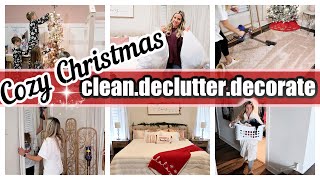 NEW COZY CHRISTMAS CLEAN DECLUTTER AND DECORATE TIFFANI BEASTON HOMEMAKING 2023 [upl. by Jeannie]