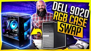 2021 Easiest Dell Optiplex 9020 to ARGB Case Swap  MB311L [upl. by Atnuhs]