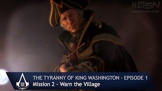 Assassins Creed 3  The Tyranny of King Washington  Mission 2 Warn the Village 100 Sync [upl. by Samalla901]