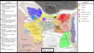 Animated Silmarillion Map [upl. by Garey]