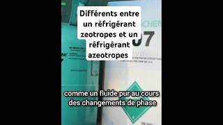 Différents entre un réfrigérant zeotropes et réfrigérant azeotropes [upl. by Ybeloc]