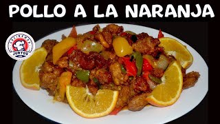 Como cocinar pollo a la naranja estilo Chino [upl. by Annairol]