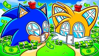 Sonic vs Tails MILLIONAIRE House Battle in Roblox [upl. by Elleunamme109]