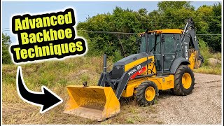 How to Operate a Backhoe  Advanced  Tractor Loader Backhoe Operator Training [upl. by Yhtnomit11]