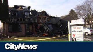 Brampton house that recently sold gutted by fire [upl. by Mart]