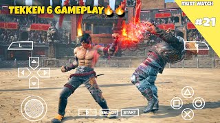 Tekken 6  PSP Gameplay  Incredible Game Play ppsspp tekken6gameplay [upl. by Loyce]