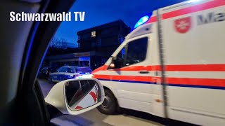 🚨🚒 Schwerer Alkoholunfall B 34 Bad Säckingen  Verursacher festgenommen  Zeugenaufruf 05032024 [upl. by Austen]