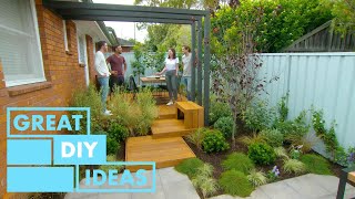 TINY Backyard Makeover  DIY  Great Home Ideas [upl. by Hourihan]