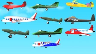 10 Little Aeroplanes l Childrens Rhymes l Aeroplane l Kids Rhymes l Airplanes [upl. by Raveaux]