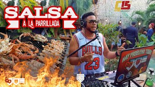 SALSA A LA PARRILLADA DESDE CHALET TROPICAL  LAS GALERAS SAMANA  EN VIVO DJ JOE CATADOR C15 BBQ [upl. by Meter]