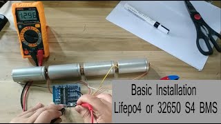 Paano mag install ng 4S BMS sa lifepo4 12v basic lang ito mga katambayan wag lang pipikit [upl. by Areehs]