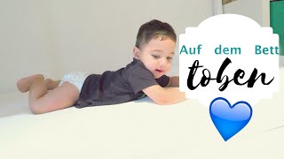 Everyday life Auf dem Bett toben  Familien Alltag  Daily Vlog  Filiz [upl. by Akirehc763]