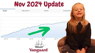 5 Year Olds Vanguard Portfolio Update 12 [upl. by Odrawde]